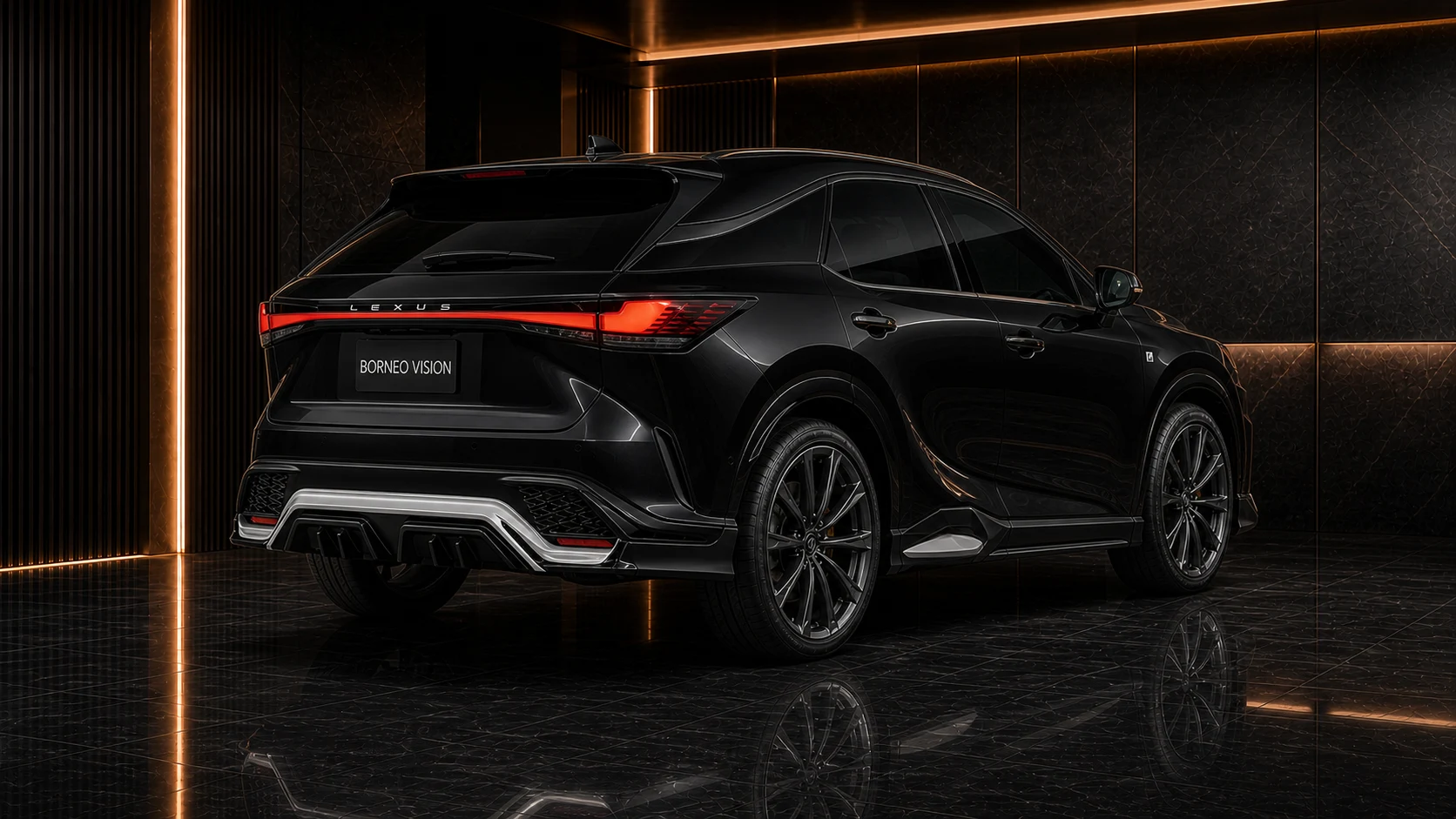 Lexus RX350/500h F SPORT Sport Aero design concept — rear three-quarter