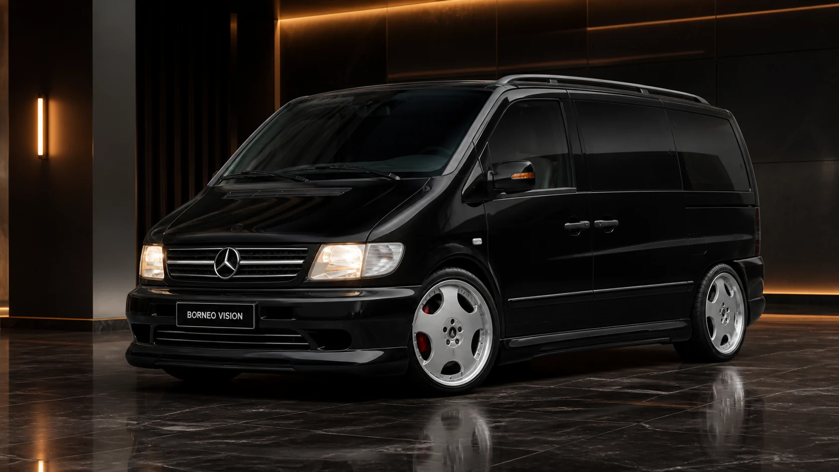 Executive Aero First Edition — Mercedes-Benz V-Class W638 (1998–2003) — front three-quarter