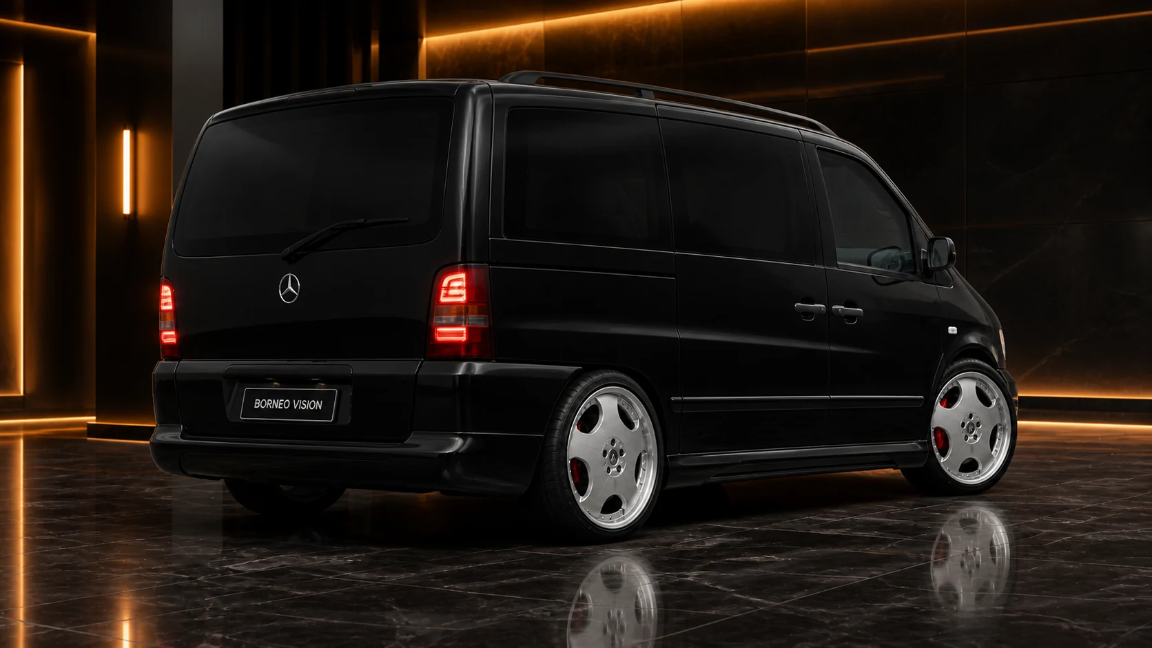 Executive Aero First Edition — Mercedes-Benz V-Class W638 (1998–2003) — rear three-quarter