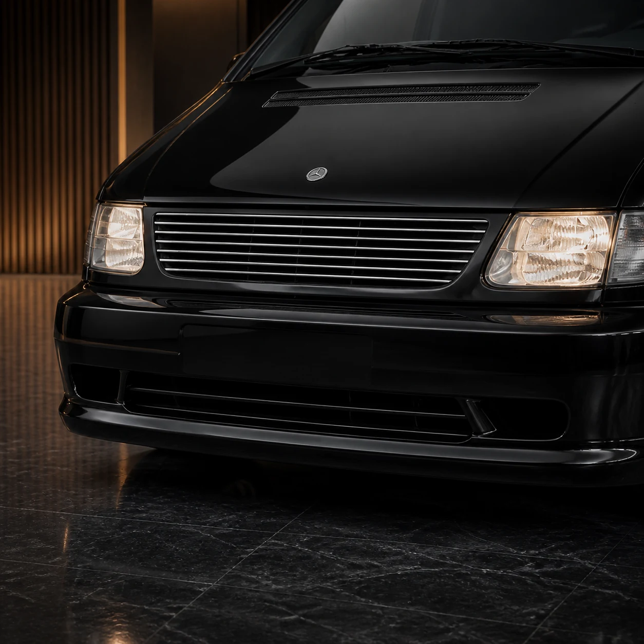 Executive Aero Second Edition — Mercedes-Benz V-Class W638 (1998–2003) — front aero detail