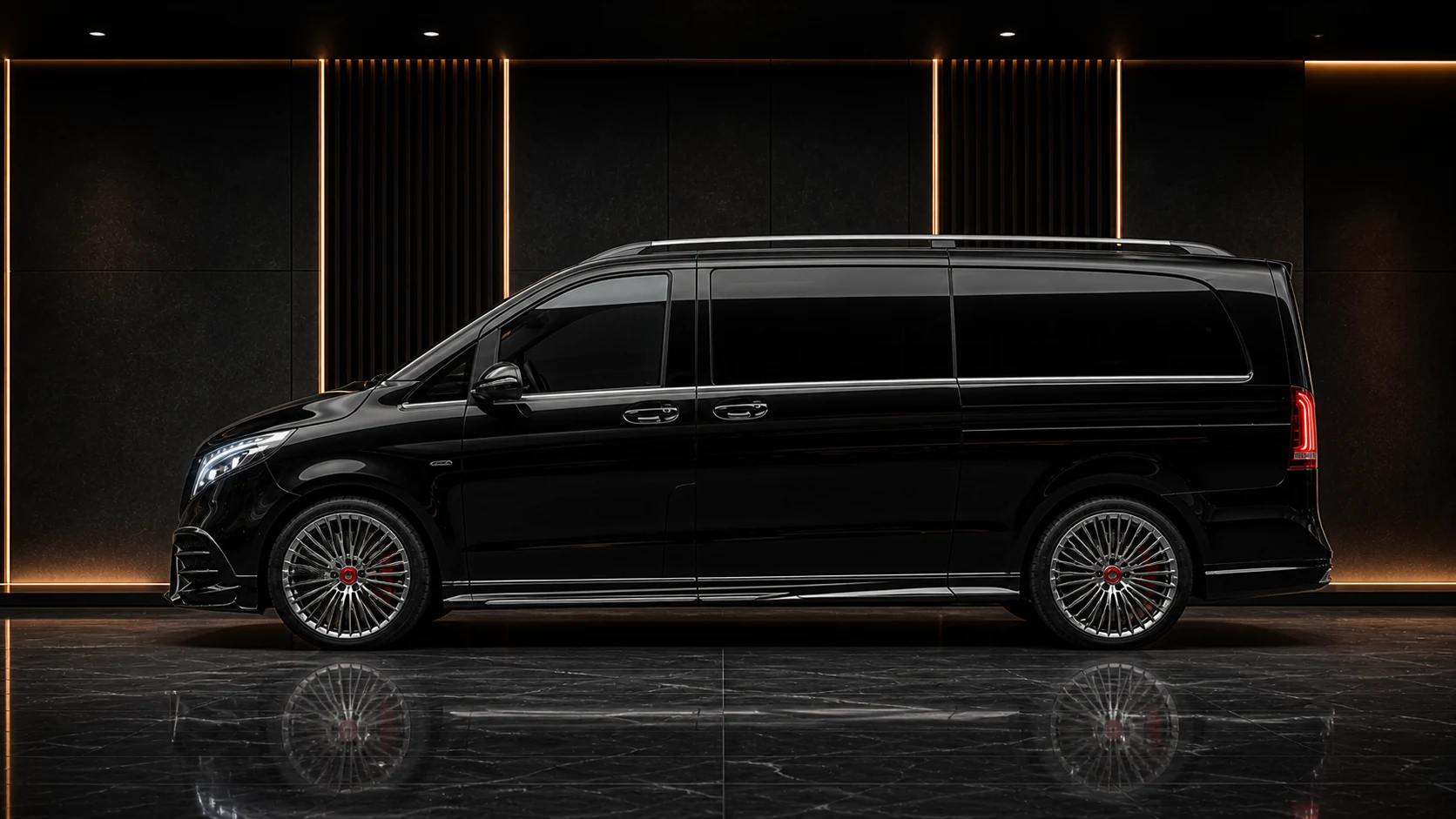 Regional-Restricted Sport Aero — Mercedes-Benz V-Class W447 Extra Long (2019–) — side profile