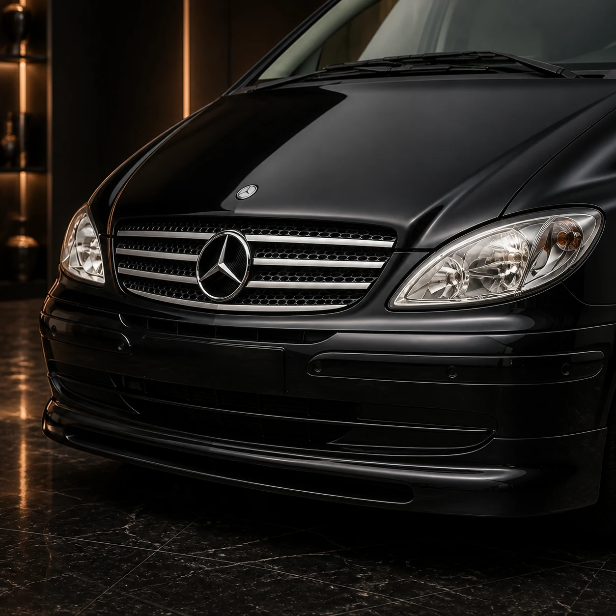 Executive Aero — Mercedes-Benz V-Class/Viano W639 Short/Long (2003–2011) — front aero detail