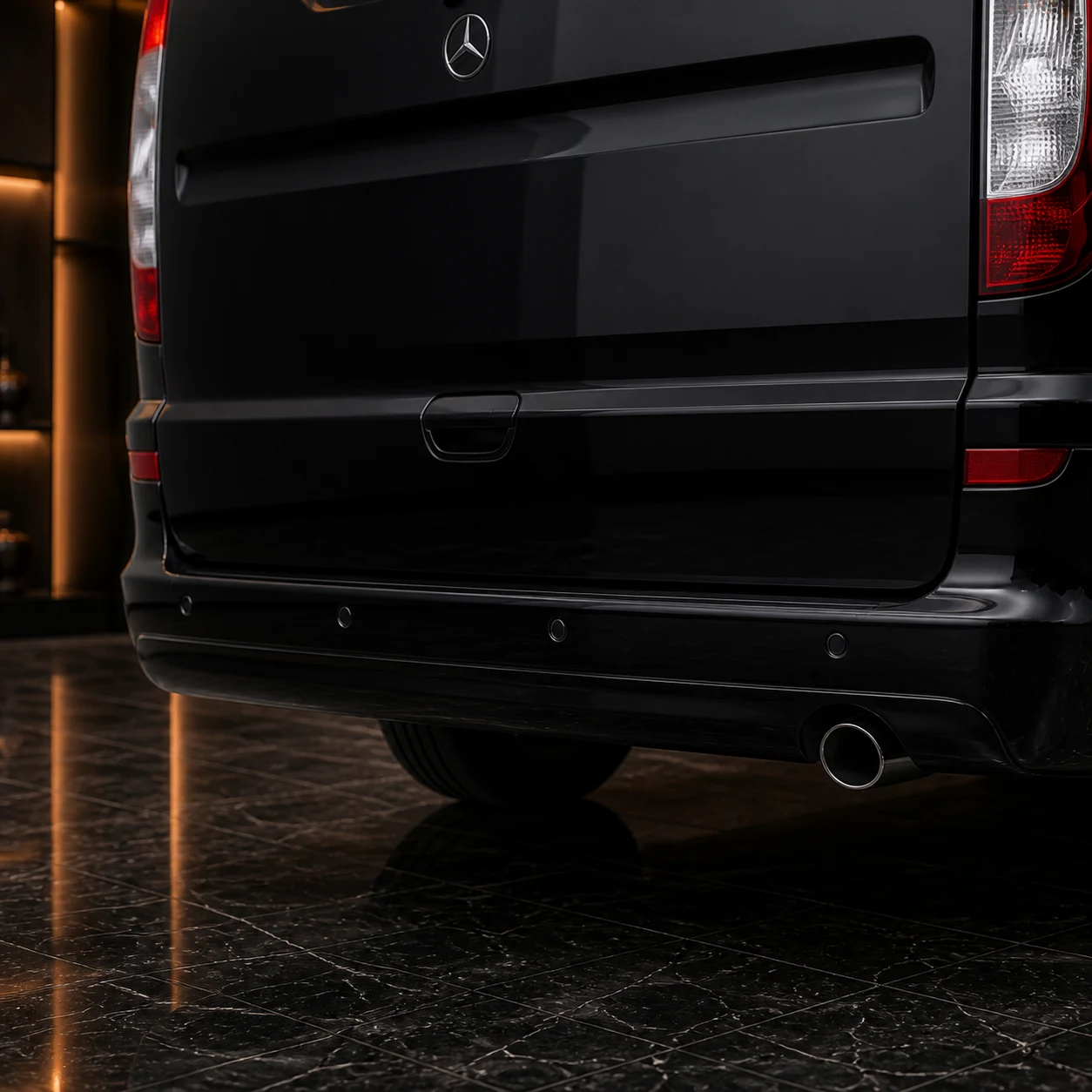 Executive Aero — Mercedes-Benz V-Class/Viano W639 Short/Long (2003–2011) — rear aero detail