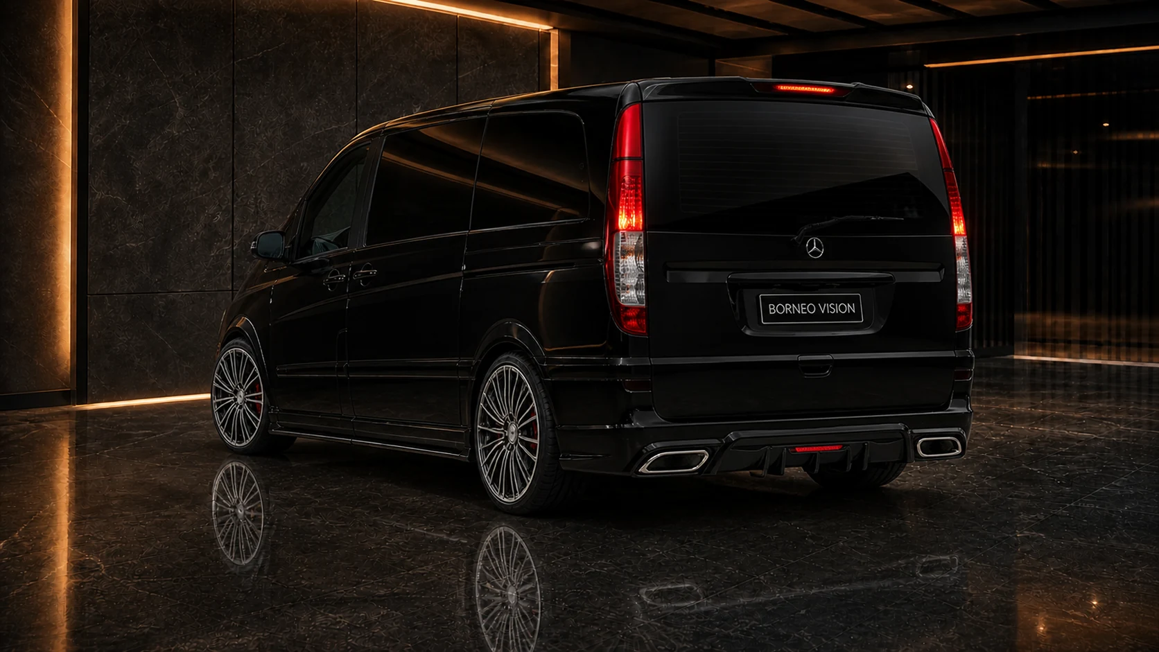 Sport Aero Black Edition — Mercedes-Benz V-Class/Viano W639 Short/Long (2003–2011) — rear three-quarter
