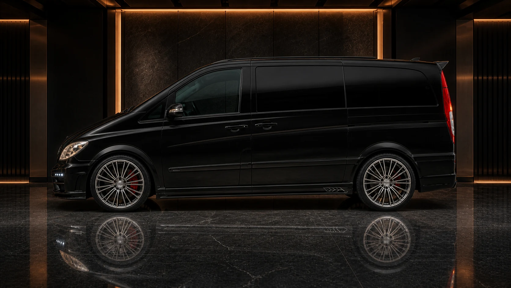 Sport Aero Black Edition — Mercedes-Benz V-Class/Viano W639 Short/Long (2003–2011) — side profile