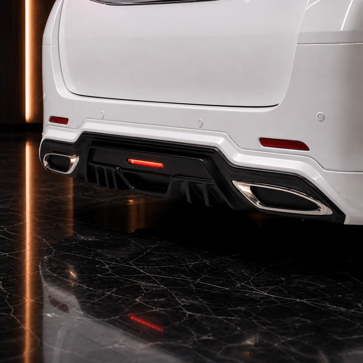 Executive Aero — Toyota Vellfire 20 Z/ZR Facelift (2011–2015) — rear aero detail