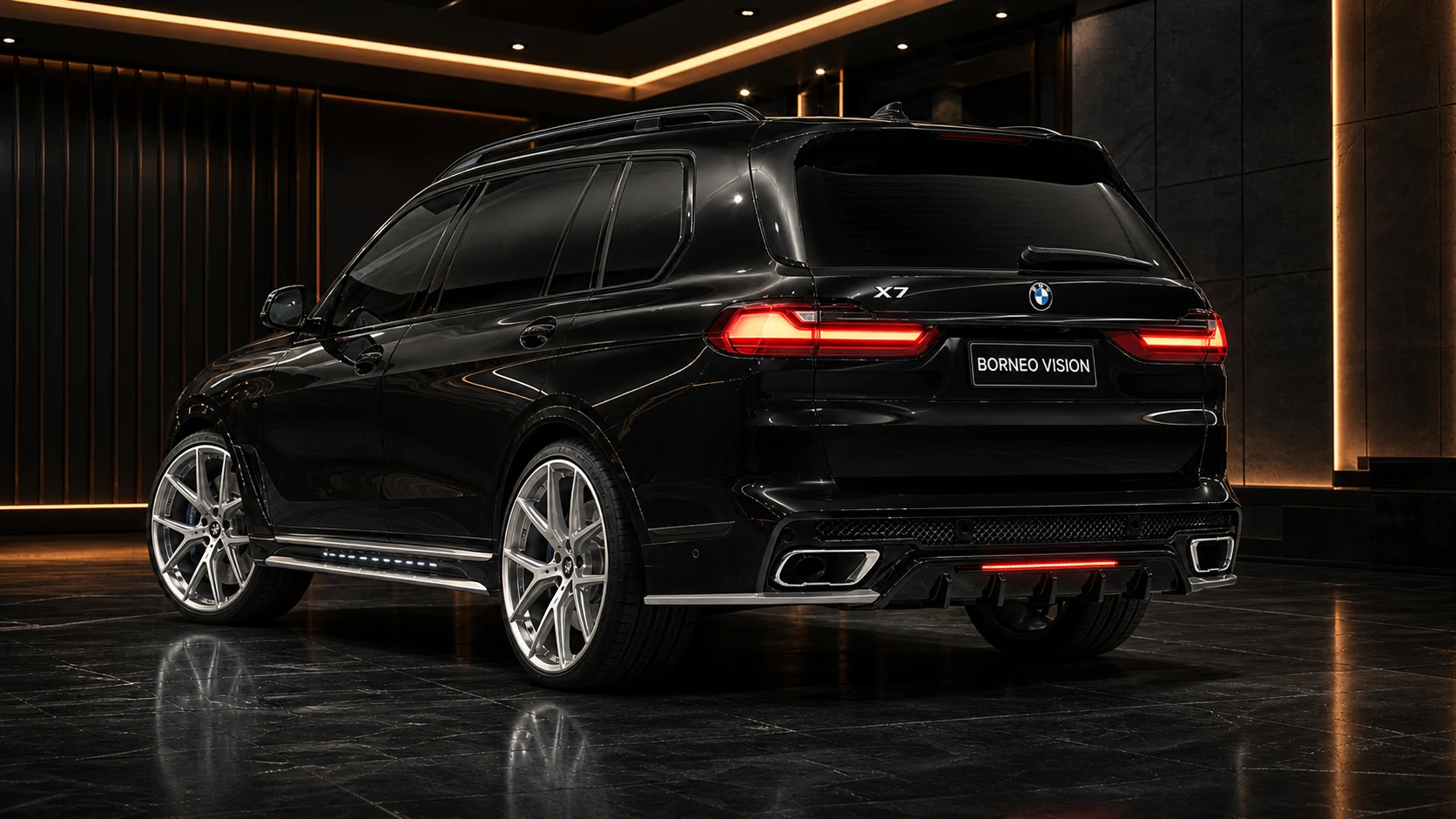 Sport Aero — BMW X7 35d/40d M Sport/M50i G07 (2019–2022) — rear three-quarter