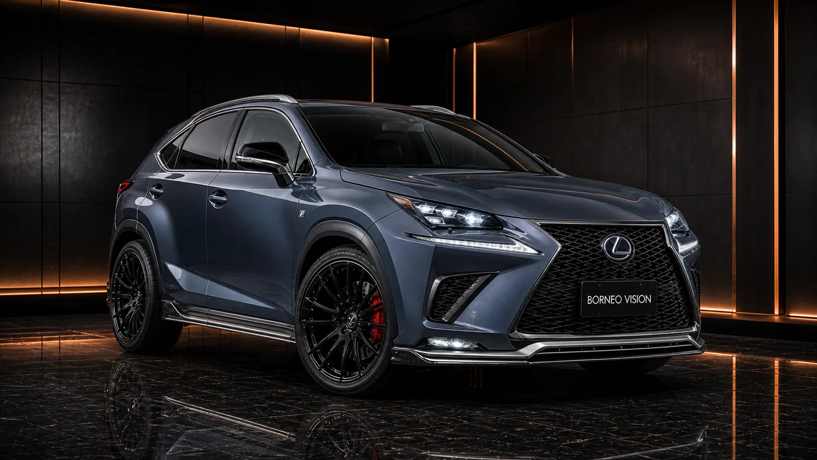 Lexus NX300 F SPORT Complete Aero front AI concept visual