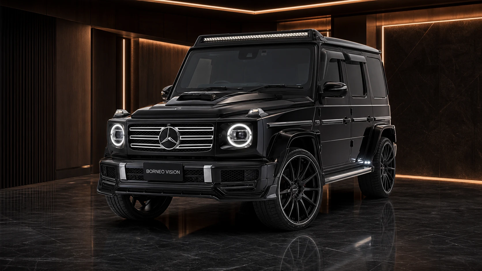 Sport Aero — Mercedes-Benz G-Class G550/G400d/G350d AMG Line W463A (2018–2024) — front three-quarter