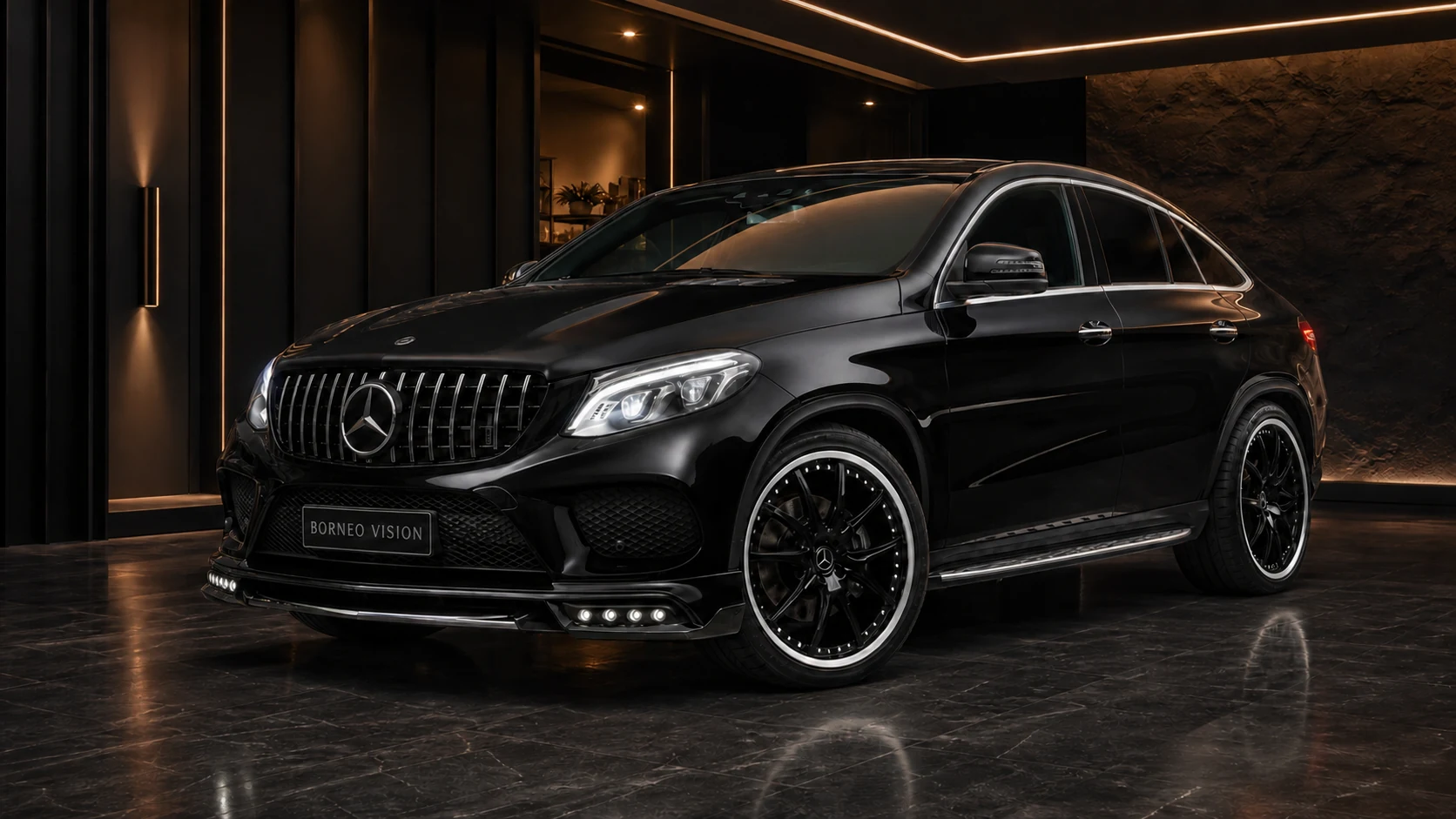 Sport Aero — Mercedes-Benz GLE-Class Coupe C292 AMG Line (2016–2019) — front three-quarter