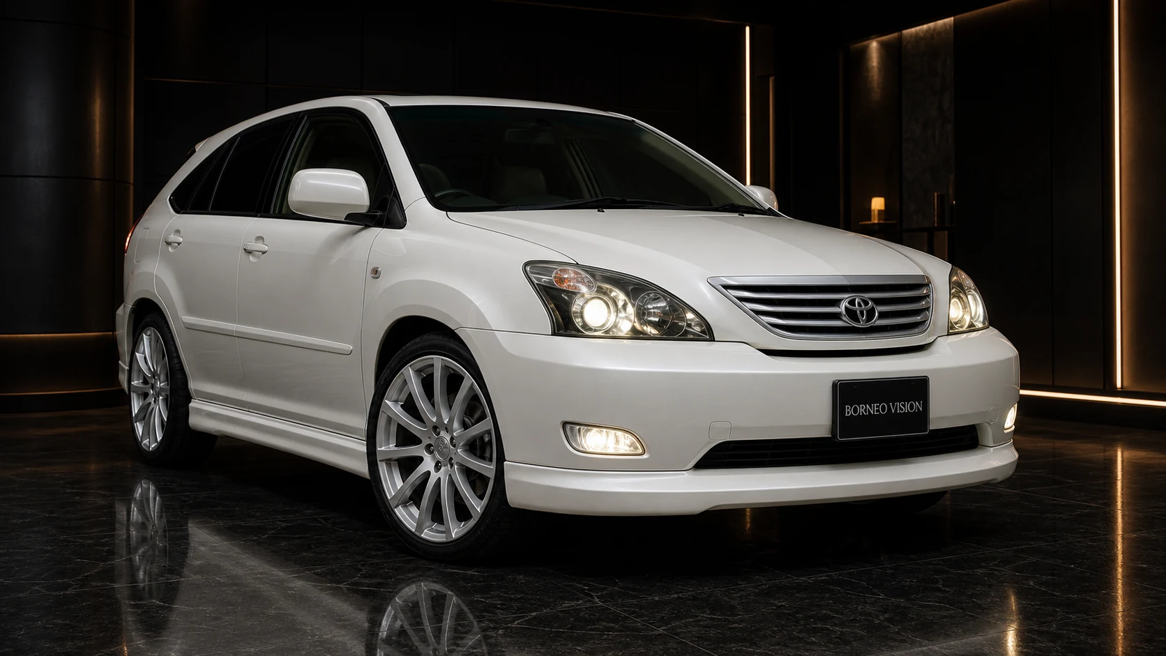 Executive Aero — Toyota Harrier 30 (2003–2013) — front three-quarter