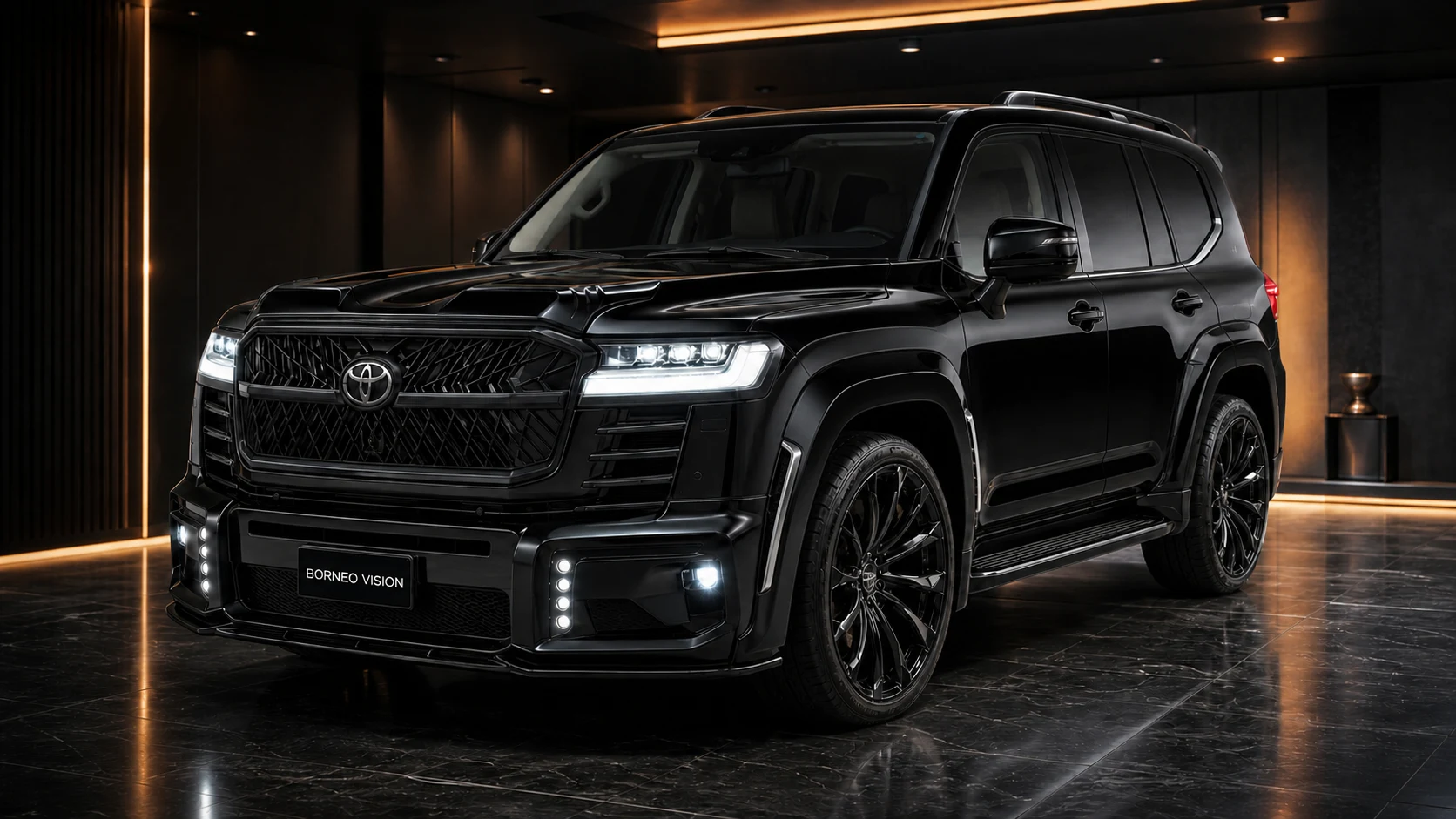 Sport Aero Black Edition — Toyota Land Cruiser 300 ZX — front three-quarter