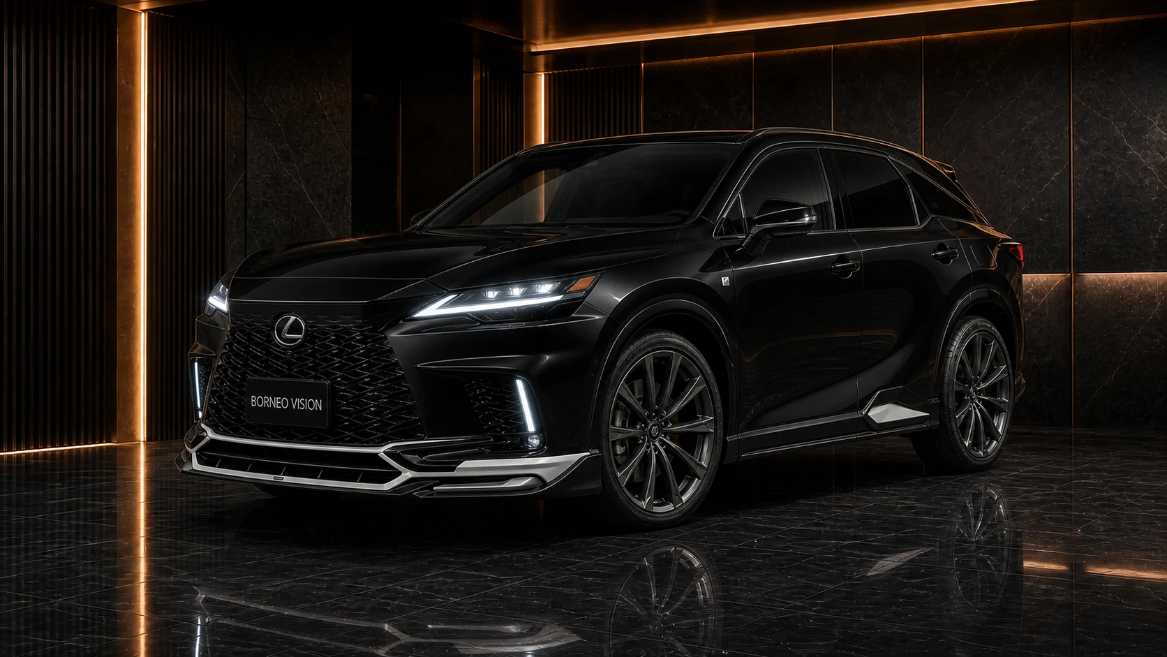 Lexus RX350/500h F SPORT Sport Aero design concept — front three-quarter