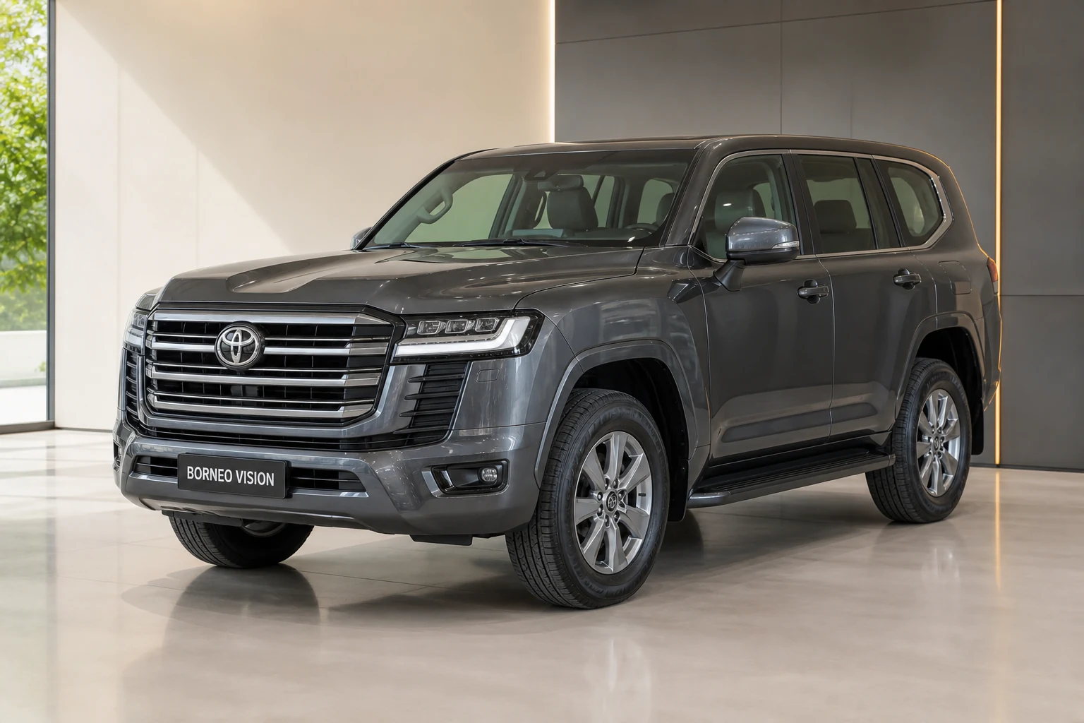 Toyota Land Cruiser 300 factory-state generated reference in graphite grey