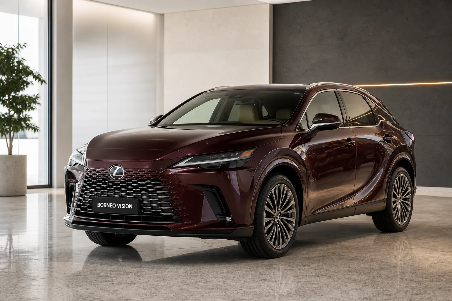 Lexus RX ALA10 factory-state generated reference in royal burgundy